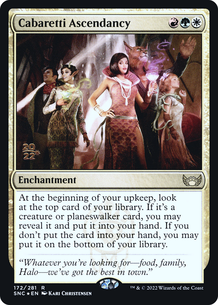 Cabaretti Ascendancy (PSNC-172S) - Streets of New Capenna Promos Foil