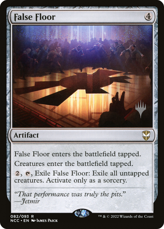 False Floor (PNCC-82P) - New Capenna Commander Promos Foil