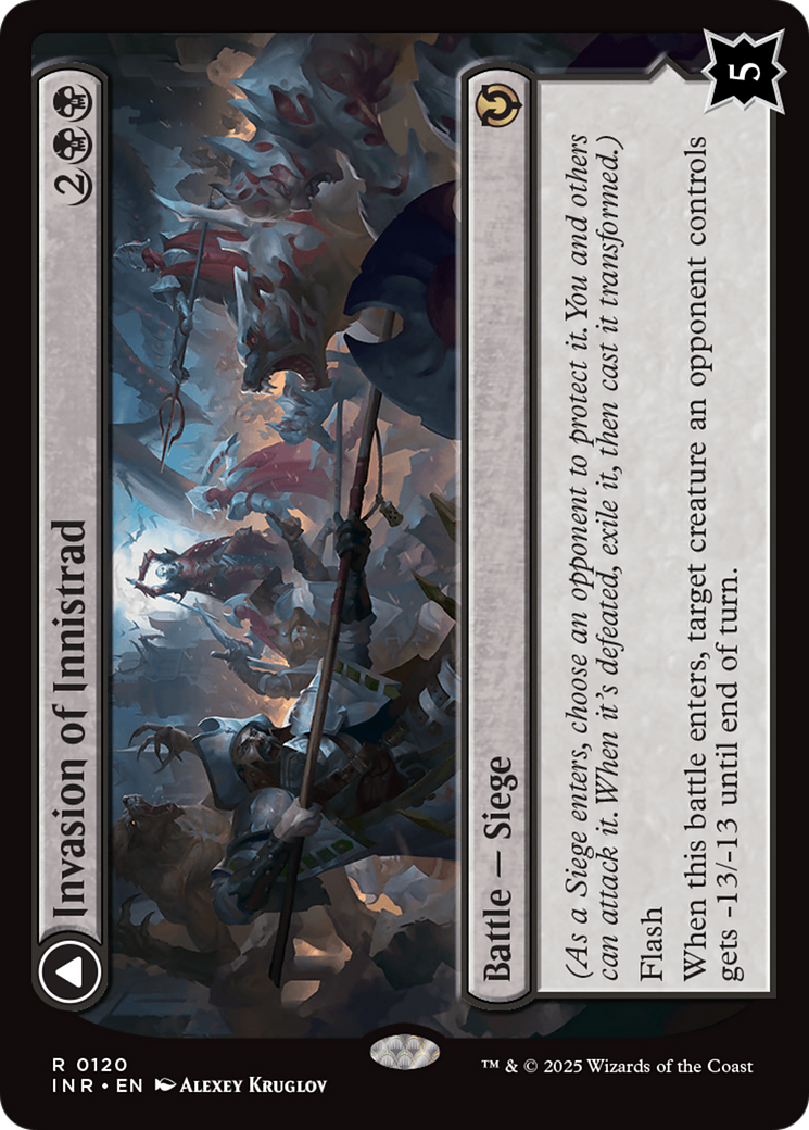 Invasion of Innistrad // Deluge of the Dead (INR-120) - Innistrad Remastered: (enchantment) Foil