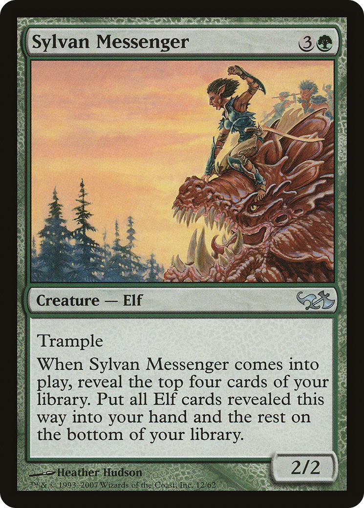 Sylvan Messenger (DD1-012) - Duel Decks: Elves vs. Goblins