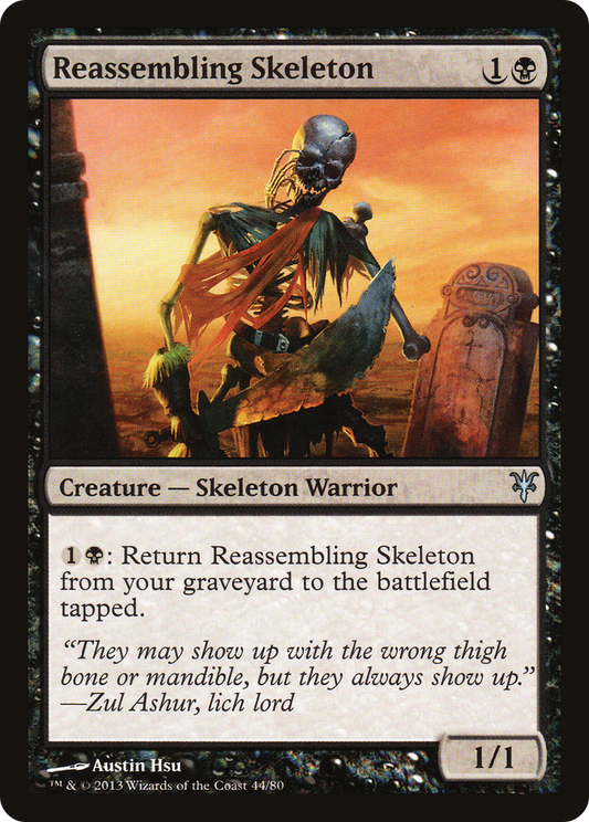 Reassembling Skeleton (DDK-044) - Duel Decks: Sorin vs. Tibalt