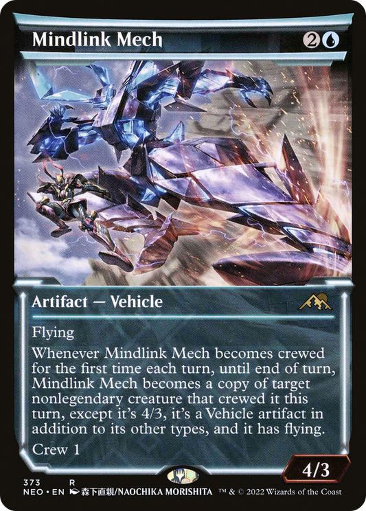 Mindlink Mech (NEO-373) - Kamigawa: Neon Dynasty: (Showcase)