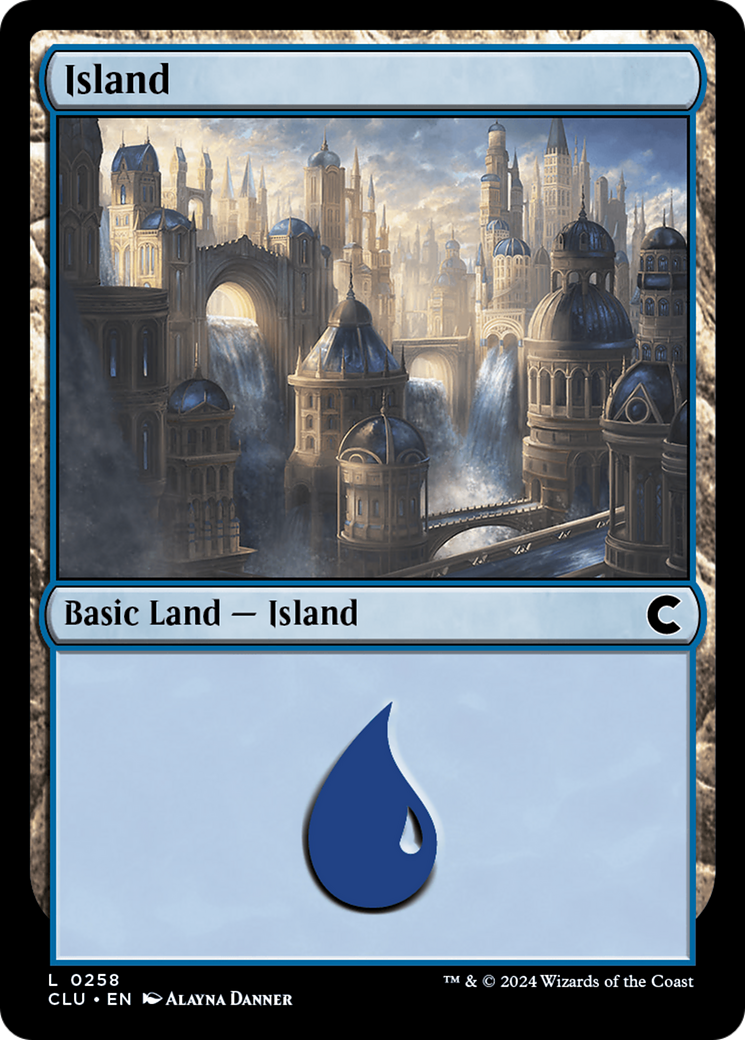 Island (CLU-258) - Ravnica: Clue Edition