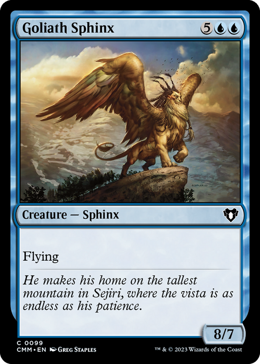 Goliath Sphinx (CMM-099) - Commander Masters Foil