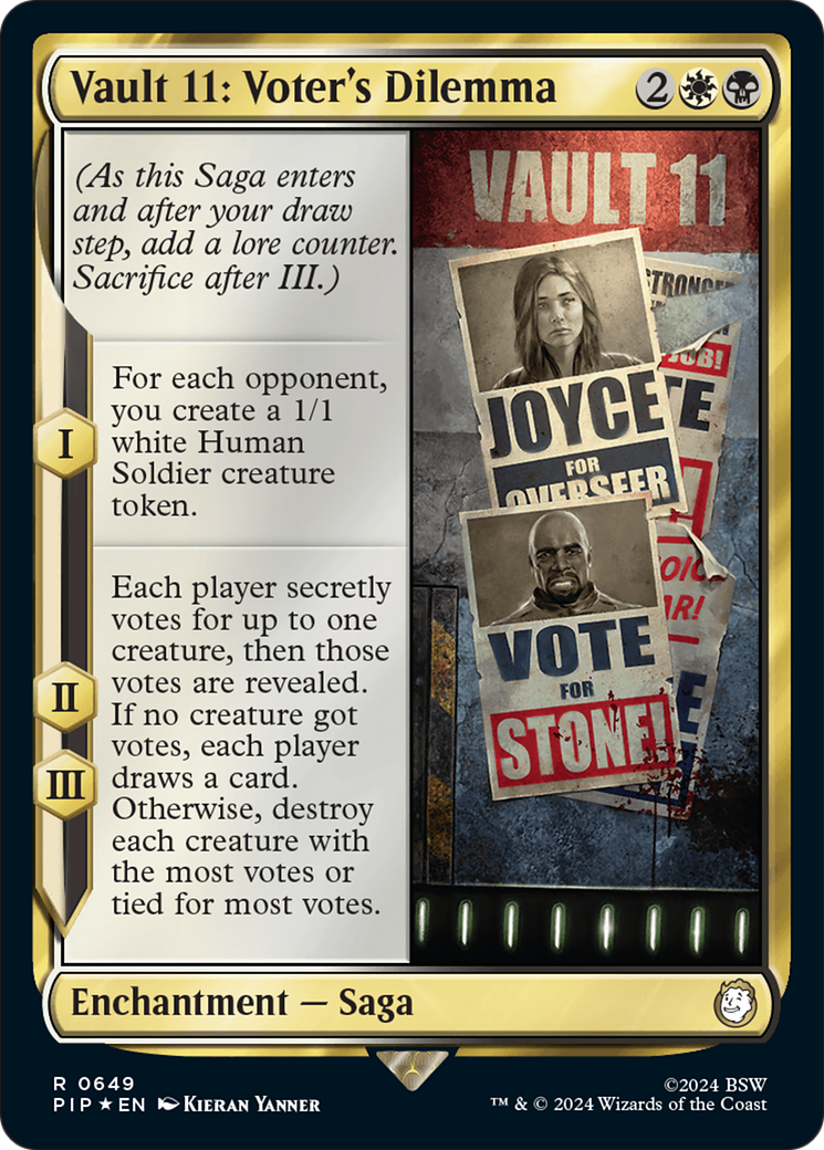 Vault 11: Voter's Dilemma (PIP-649) - Fallout Foil