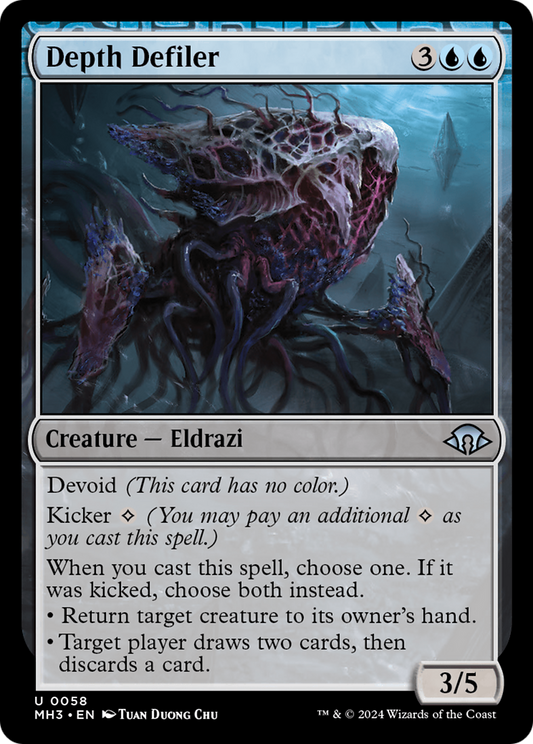 Depth Defiler (MH3-058) - Modern Horizons 3: (devoid)
