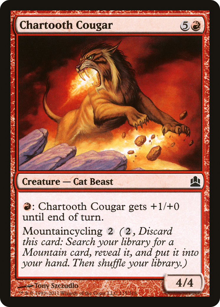 Chartooth Cougar (CMD-115) - Commander 2011