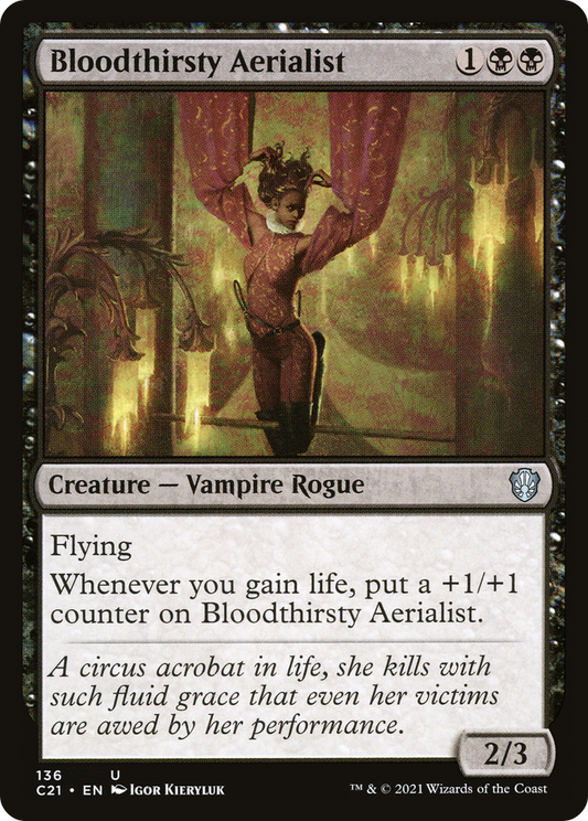 Bloodthirsty Aerialist (C21-136) - Commander 2021