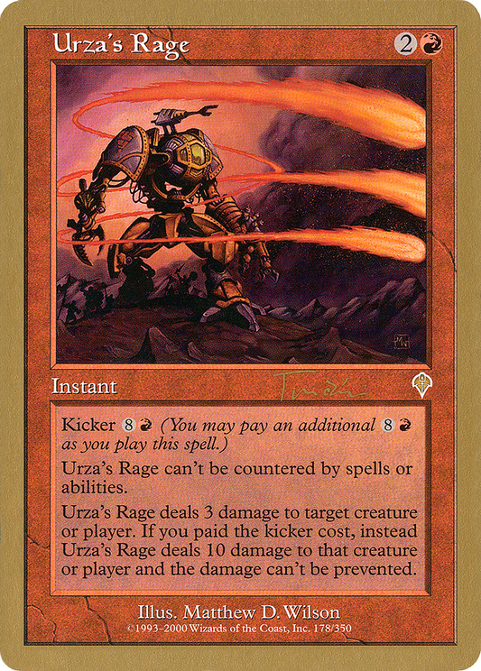 Urza's Rage (WC01-JT178) - World Championship Decks 2001