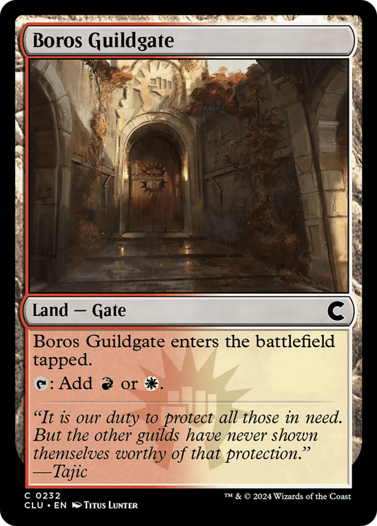 Boros Guildgate (CLU-232) - Ravnica: Clue Edition