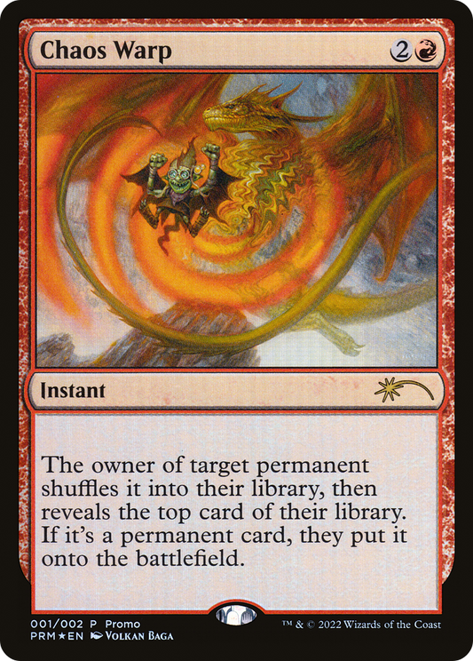 Chaos Warp (PW24-007) - Wizards Play Network 2024 Foil