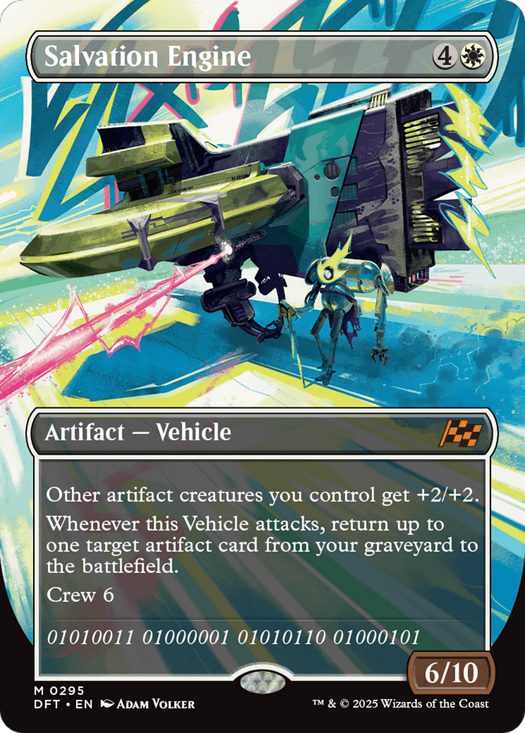 Salvation Engine  (Borderless)(DFT-295) - Aetherdrift Foil