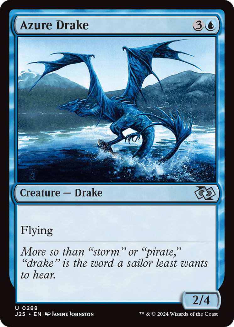 Azure Drake (J25-288) - Foundations Jumpstart Foil