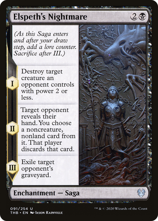 Elspeth's Nightmare (THB-091) - Theros Beyond Death Foil