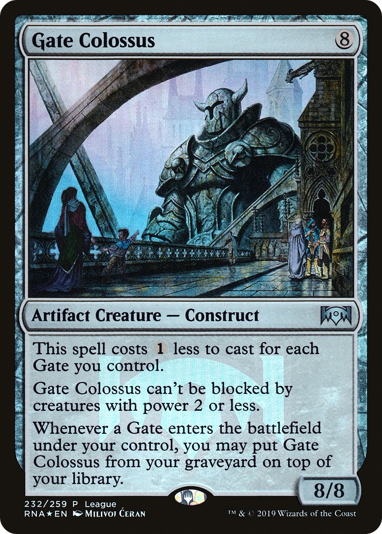 Gate Colossus (PRNA-232) - Ravnica Allegiance Promos Foil