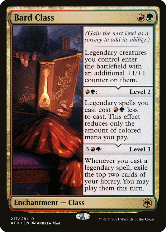 Bard Class (AFR-217) - Adventures in the Forgotten Realms Foil