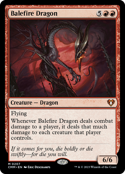 Balefire Dragon (CMM-207) - Commander Masters