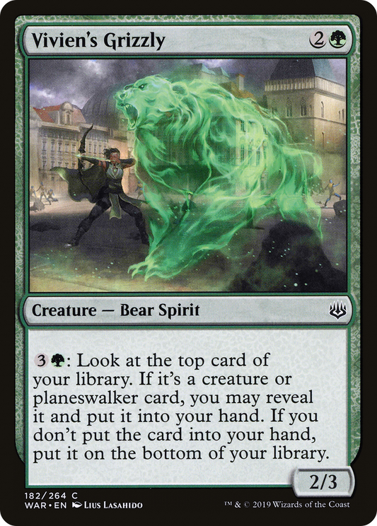 Vivien's Grizzly (WAR-182) - War of the Spark Foil