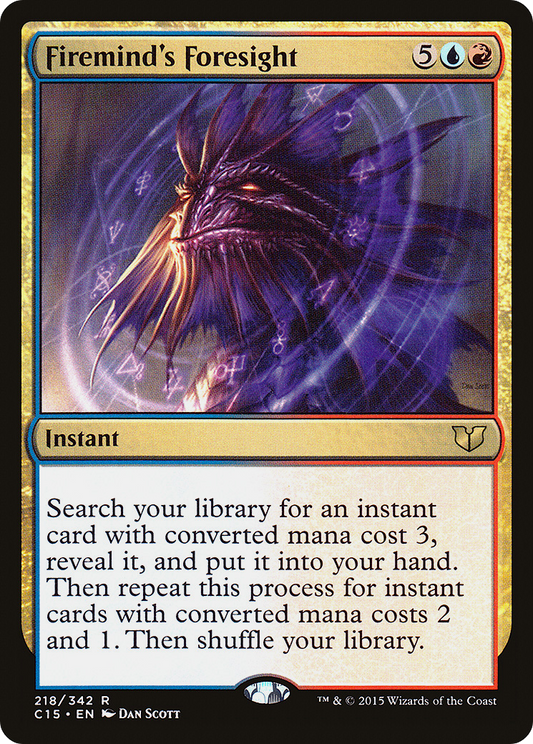 Firemind's Foresight (C15-218) - Commander 2015