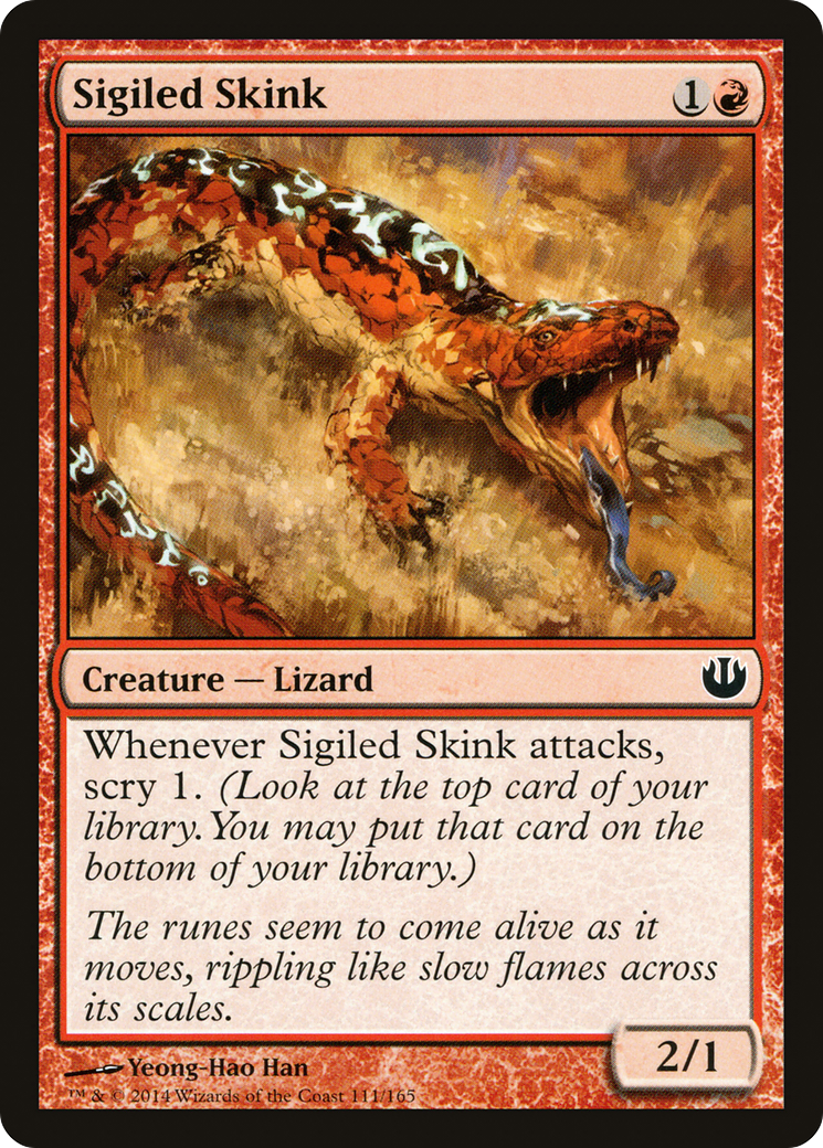 Sigiled Skink (JOU-111) - Journey into Nyx Foil