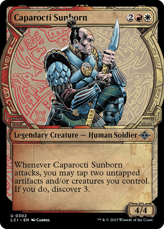 Caparocti Sunborn (Showcase) (LCI-302) - The Lost Caverns of Ixalan: (Showcase)