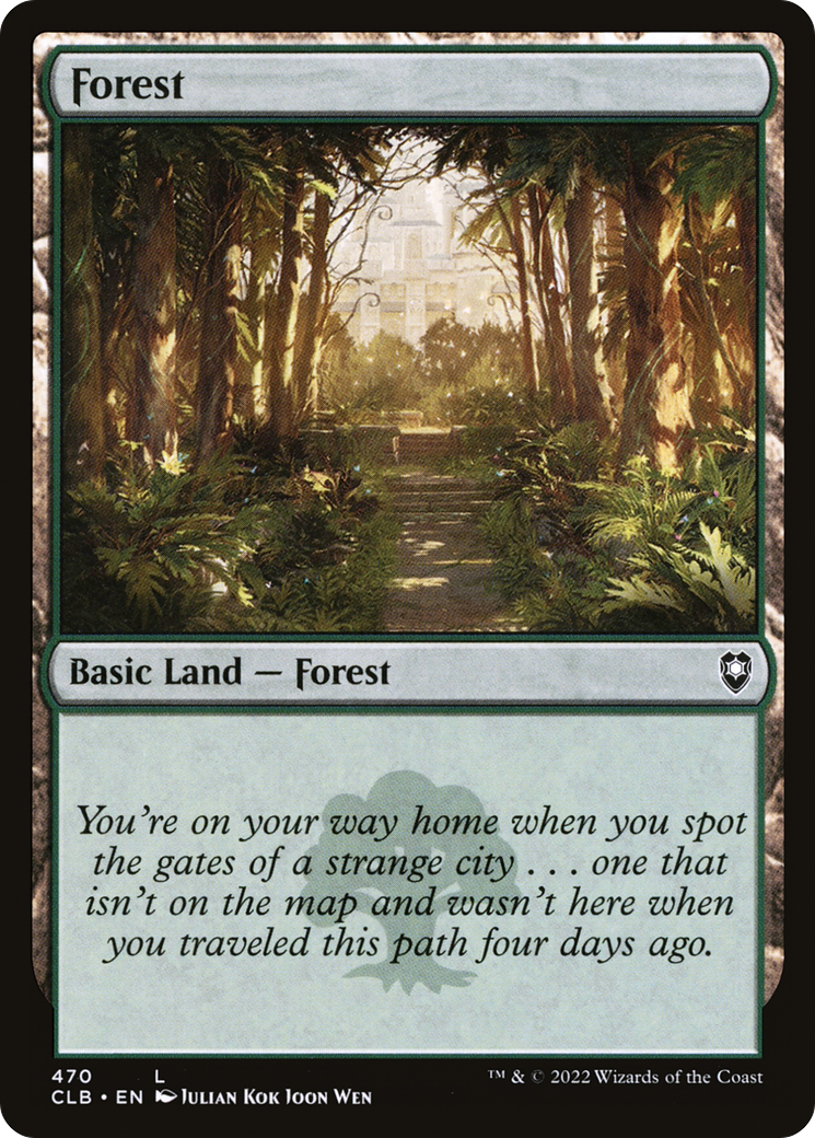 Forest (CLB-470) - Commander Legends: Battle for Baldur's Gate