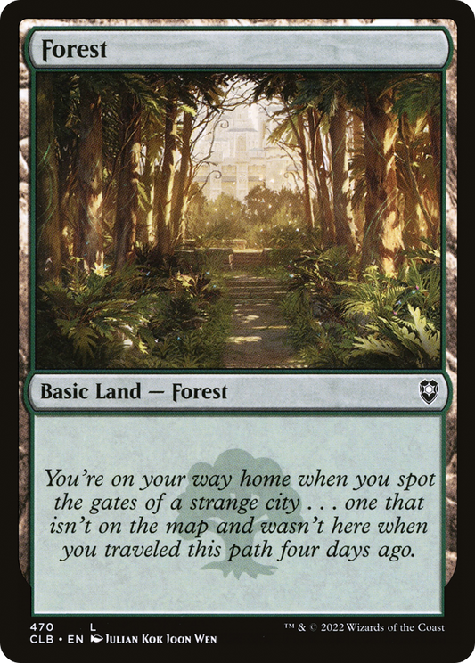 Forest (CLB-470) - Commander Legends: Battle for Baldur's Gate