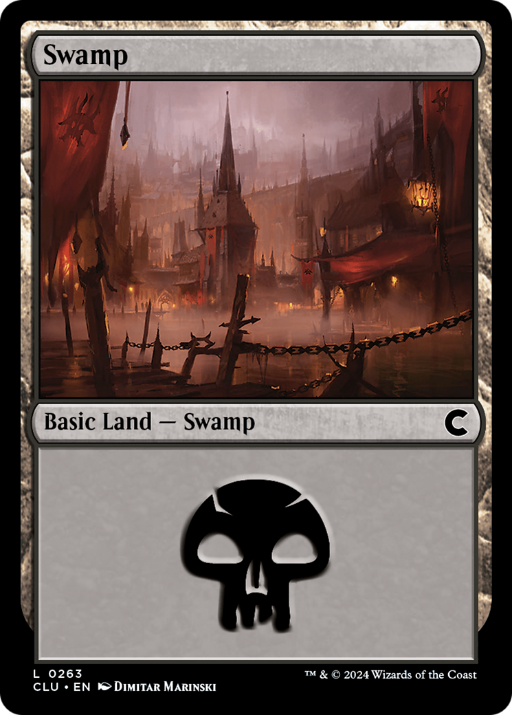 Swamp (CLU-263) - Ravnica: Clue Edition