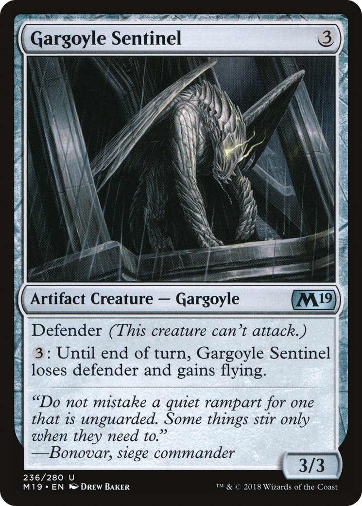 Gargoyle Sentinel (M19-236) - Core Set 2019