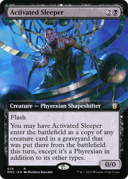 Activated Sleeper (DMC-074) - Dominaria United Commander: (Extended Art)