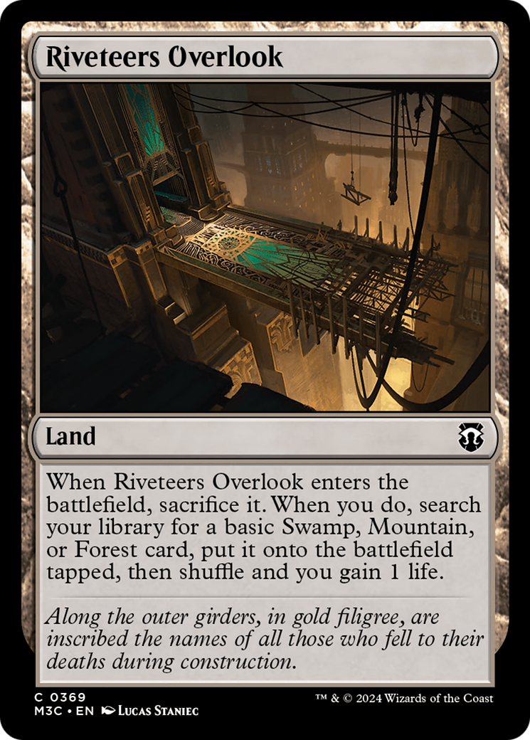 Riveteers Overlook (M3C-369) - Modern Horizons 3 Commander