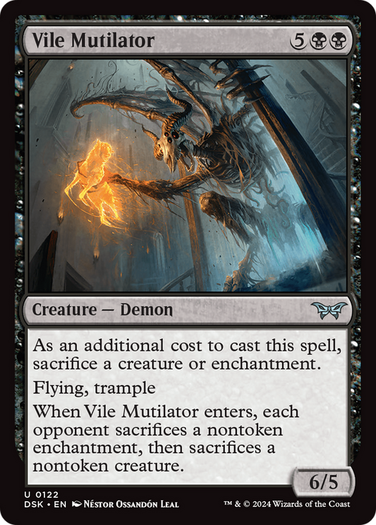 Vile Mutilator (DSK-122) - Duskmourn: House of Horror Foil