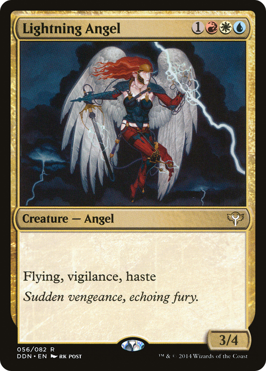 Lightning Angel (DDN-056) - Duel Decks: Speed vs. Cunning