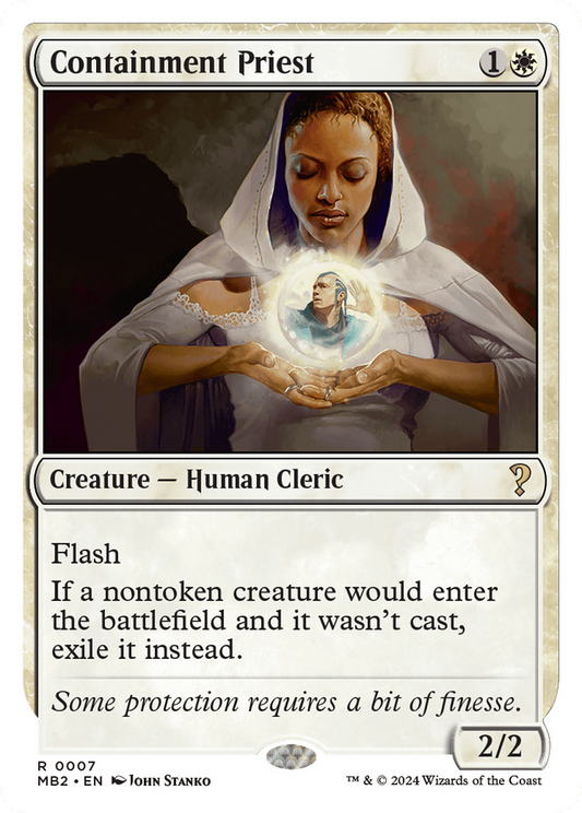 Containment Priest  (MB2-007) - Mystery Booster 2