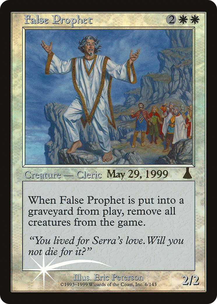 False Prophet (PRE-006) - Urza's Destiny Promos (Prerelease) Foil