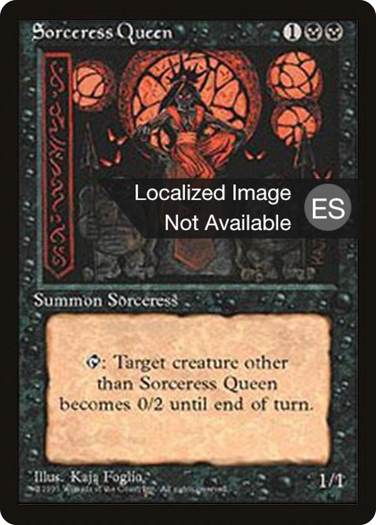 Sorceress Queen (4BB-162) - Fourth Edition Foreign Black Border