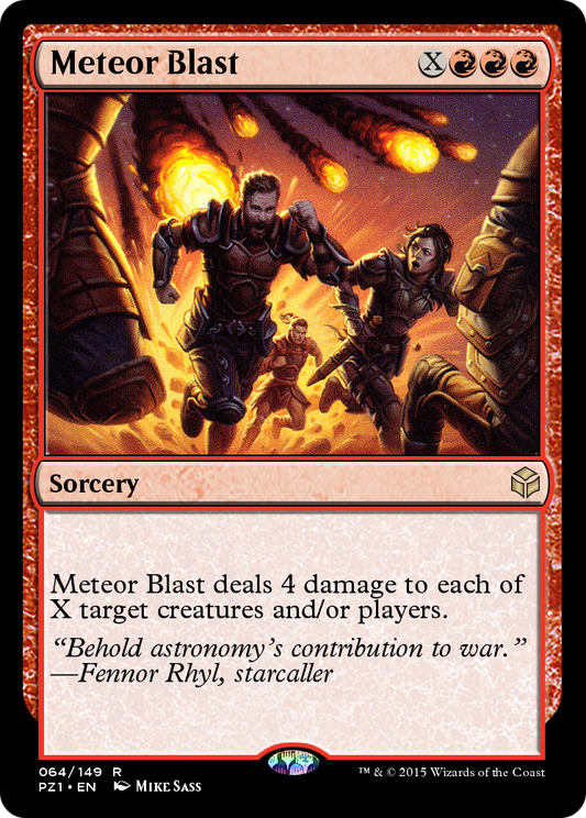 Meteor Blast (PZ1-064) - Legendary Cube Prize Pack