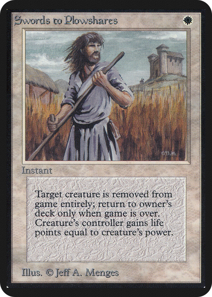 Swords to Plowshares (LEA-040) - Limited Edition Alpha