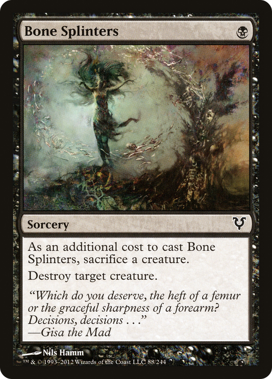 Bone Splinters (AVR-088) - Avacyn Restored Foil