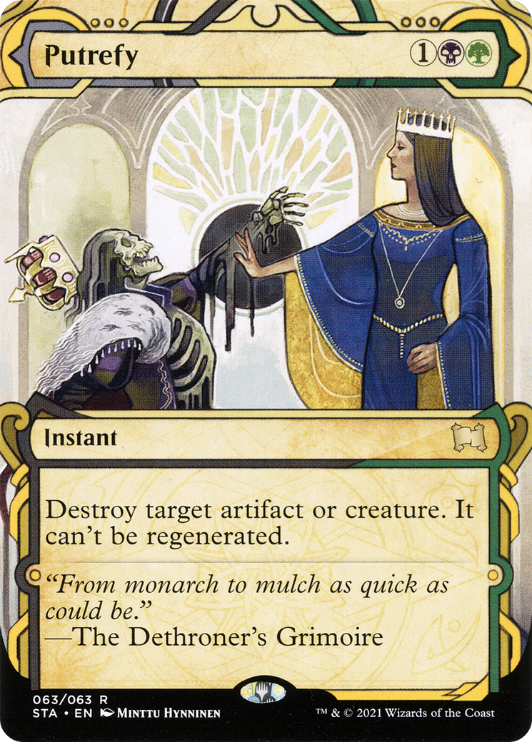 Putrefy (STA-063) - Strixhaven Mystical Archive: (Showcase) (Borderless)
