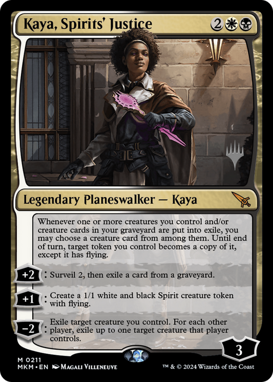 Kaya, Spirits' Justice (PMKM-211P) - Murders at Karlov Manor Promos