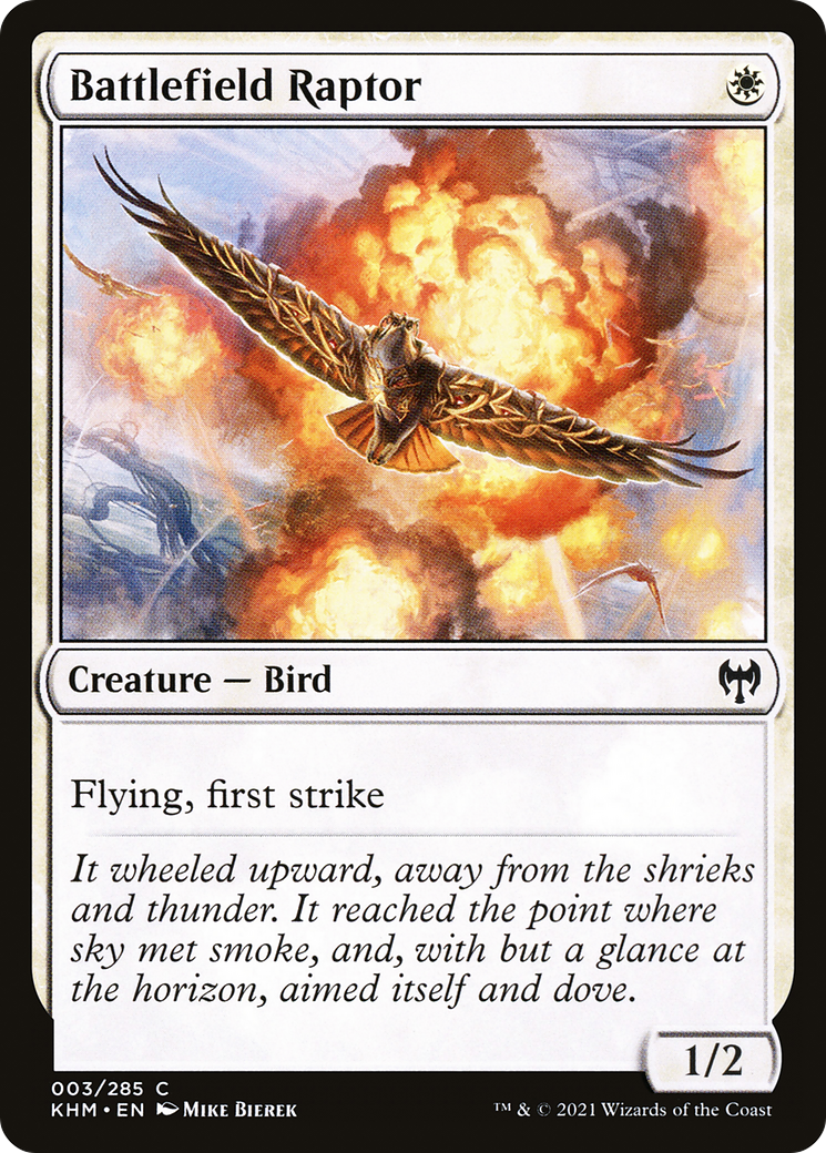 Battlefield Raptor  (KHM-003) - Kaldheim Foil