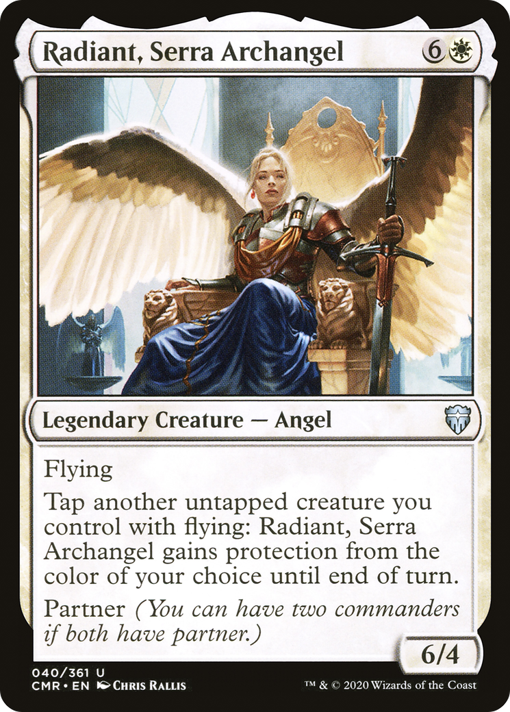 Radiant, Serra Archangel (CMR-040) - Commander Legends Foil