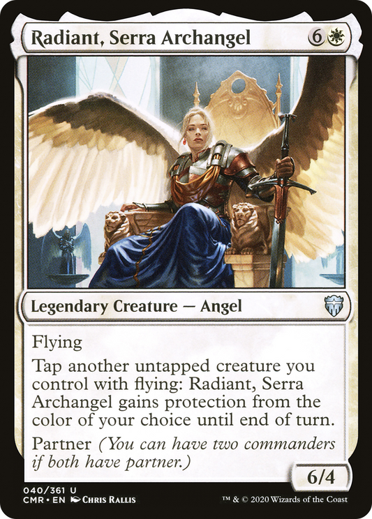 Radiant, Serra Archangel (CMR-040) - Commander Legends Foil