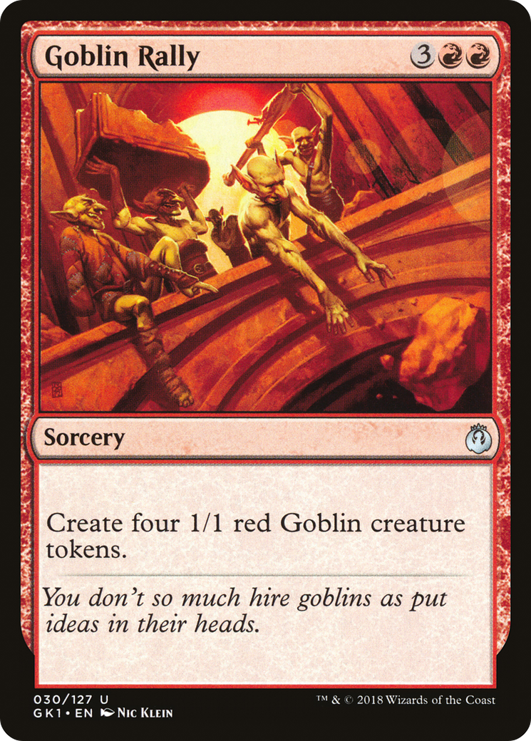 Goblin Rally (GK1-030) - GRN Guild Kit