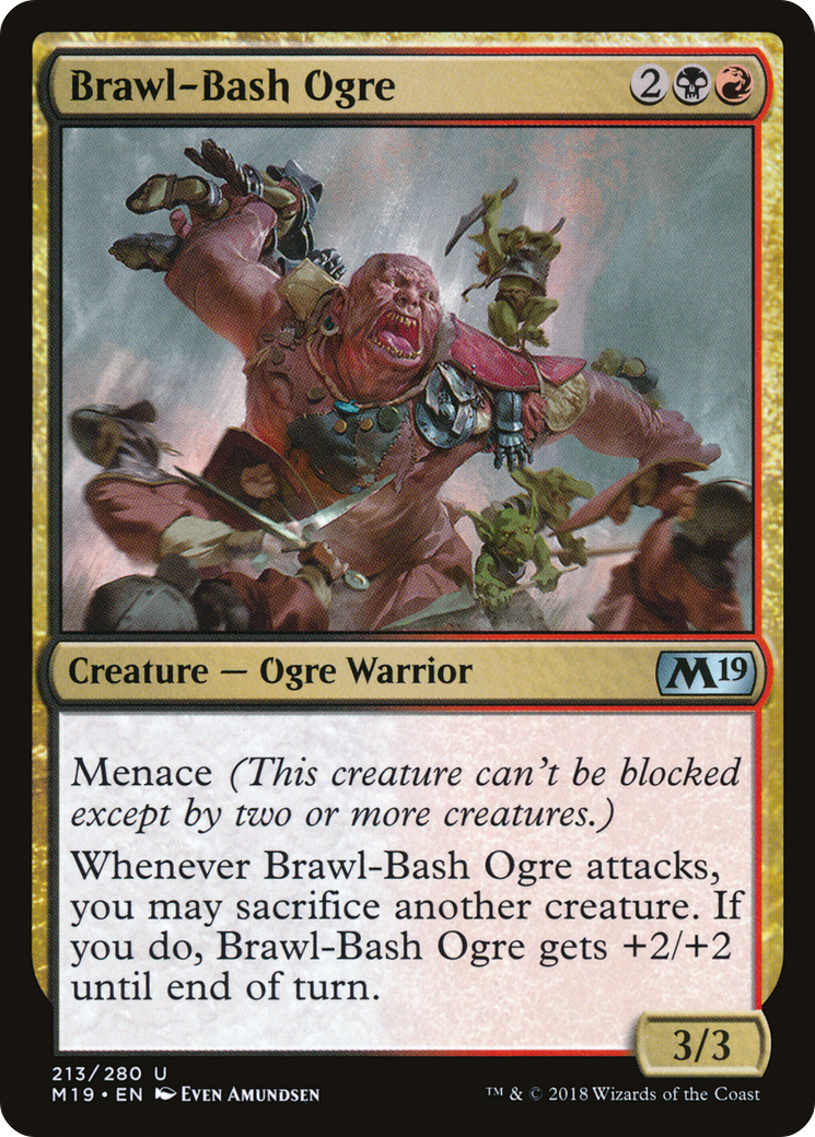 Brawl-Bash Ogre (M19-213) - Core Set 2019