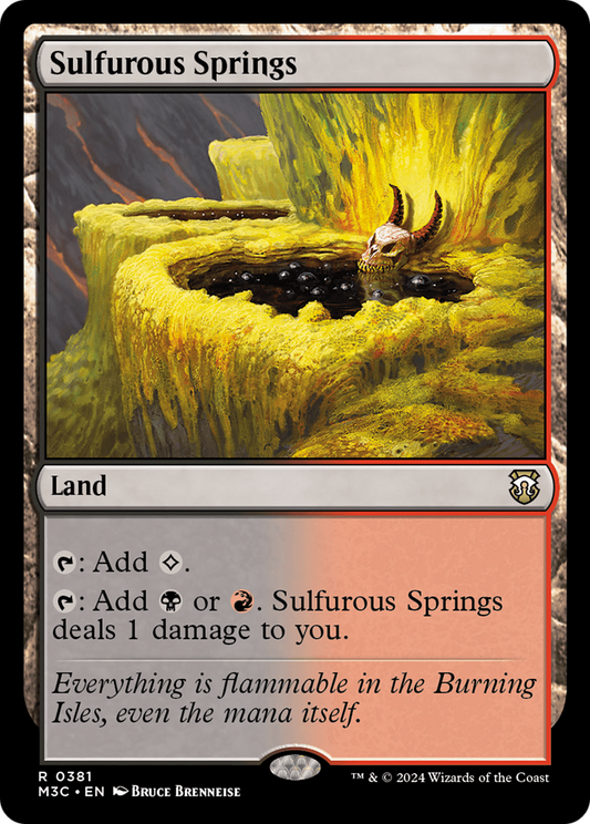 Sulfurous Springs (M3C-381) - Modern Horizons 3 Commander Foil