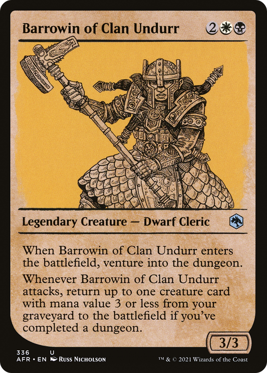 Barrowin of Clan Undurr (AFR-336) - Adventures in the Forgotten Realms: (Showcase)