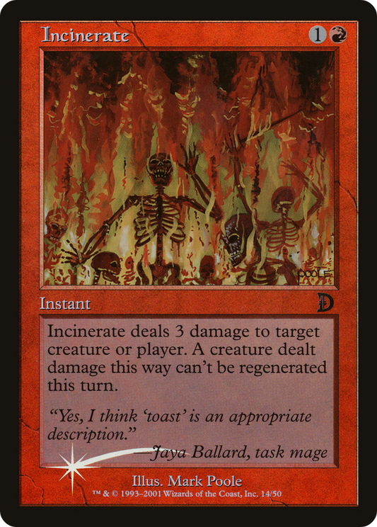 Incinerate (DKM-14★) - Deckmasters Foil