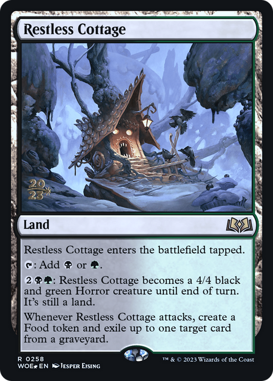 Restless Cottage (PRE-258) - Wilds of Eldraine Promos Foil